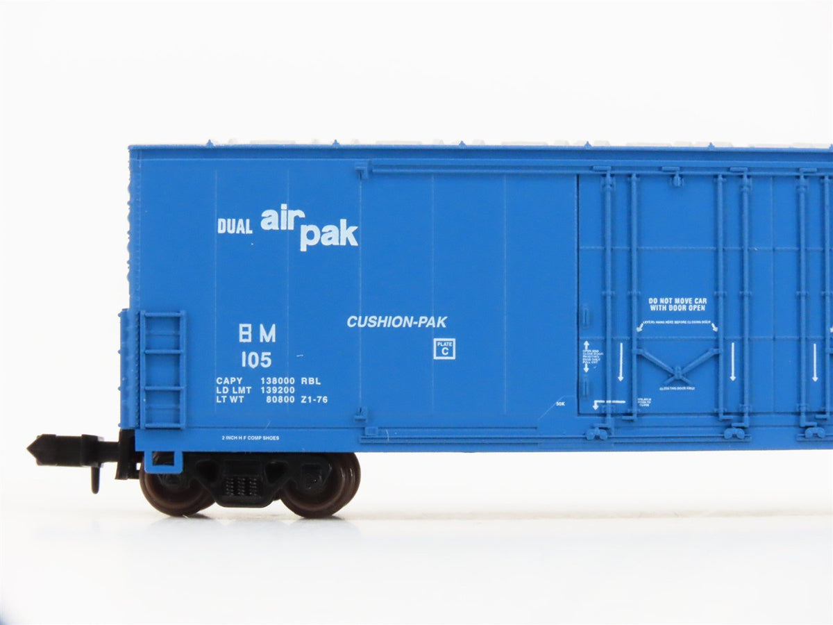 N Scale Atlas 31011 B&amp;M Boston &amp; Maine 53&#39; Evans Double Plug Door Box Car #105