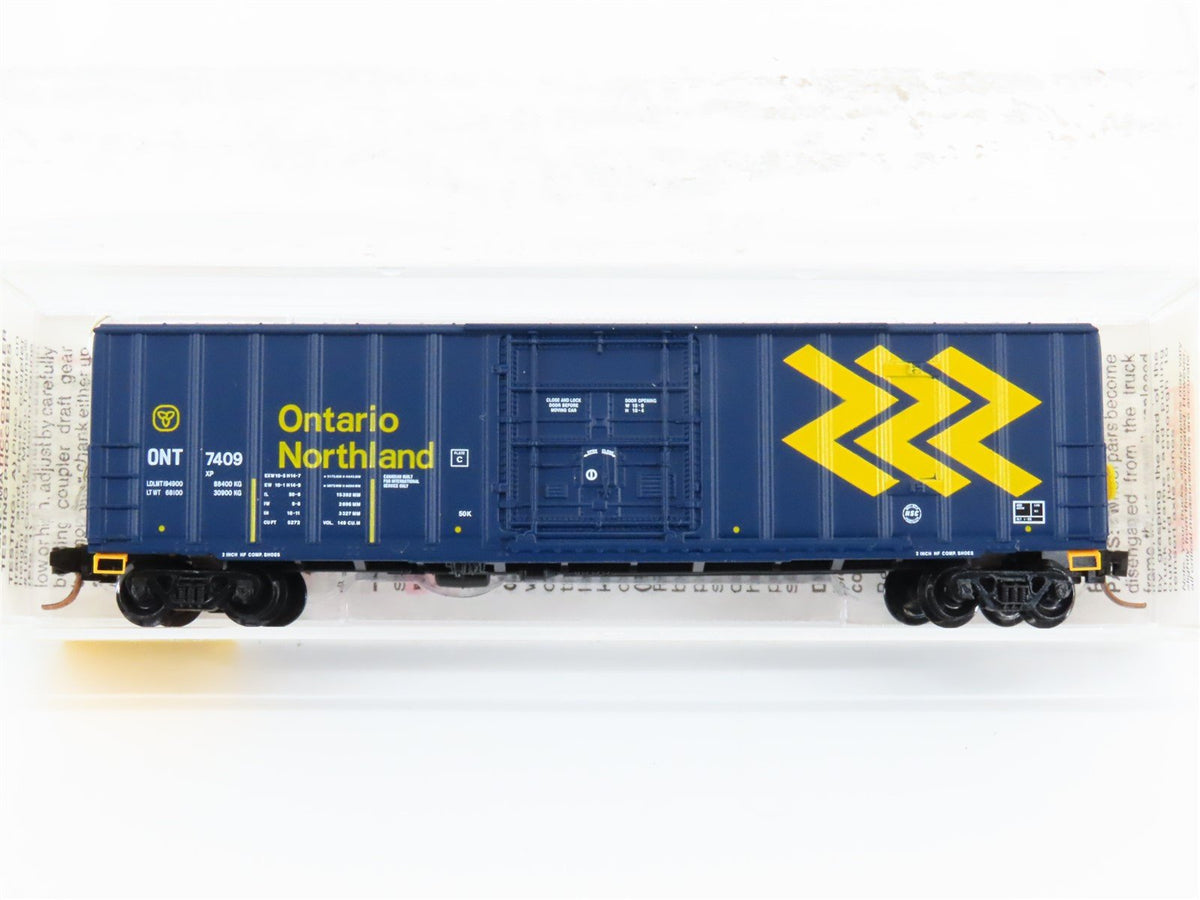 N Scale Micro-Trains MTL 27040 ONT Ontario Northland 50&#39; Plug Door Box Car #7409