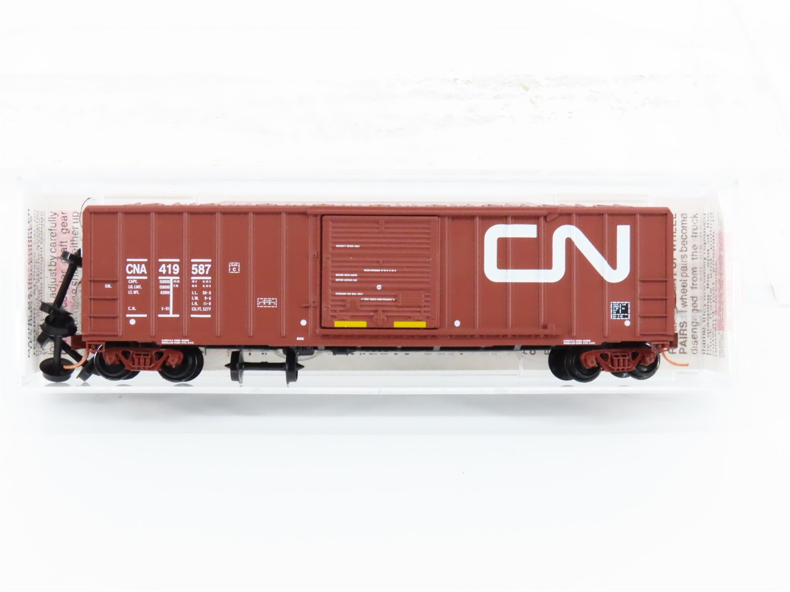 N Scale Micro-Trains Line MTL 25650 CNA Canadian National 50' Box Car #419587