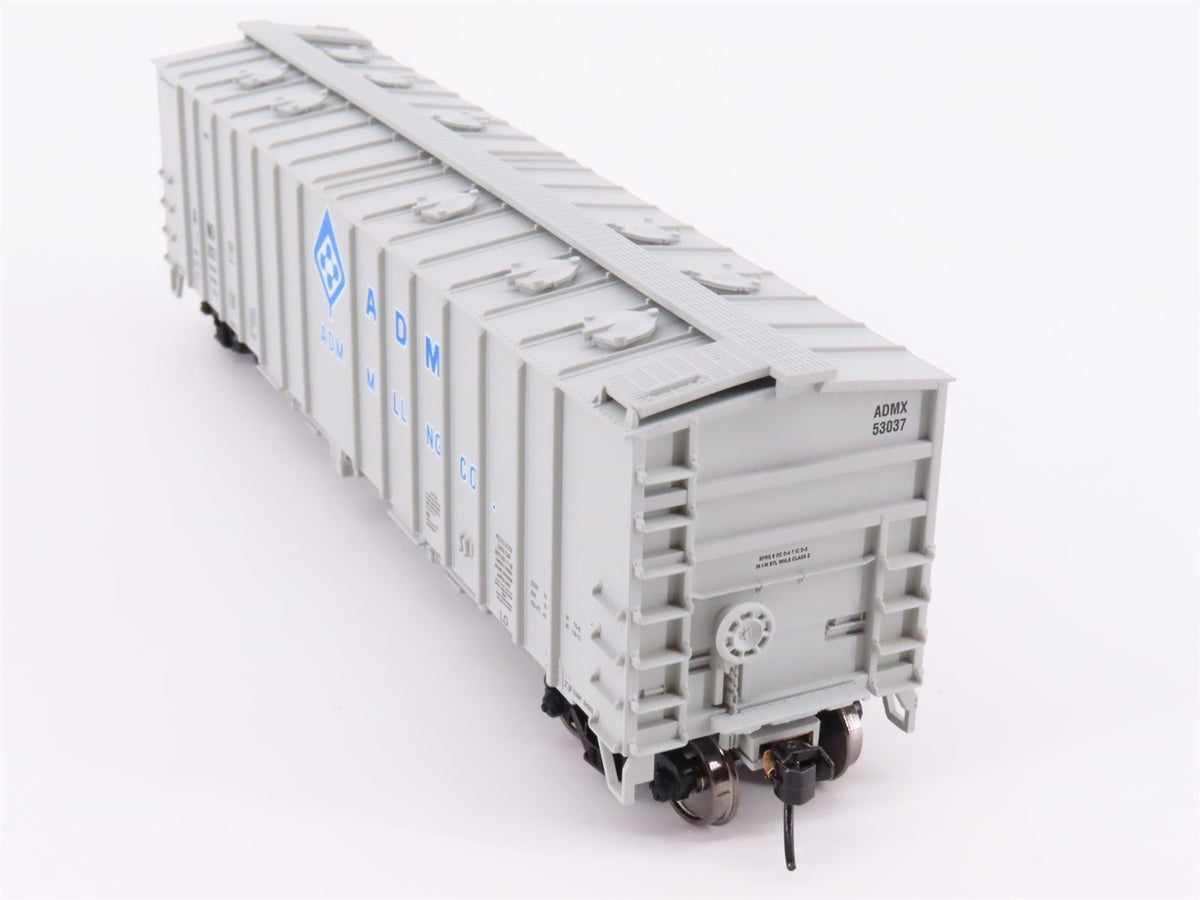 HO Walthers 910-7201 ADMX Archer Daniels Midland 50&#39; 2-Bay Hopper Car #53037