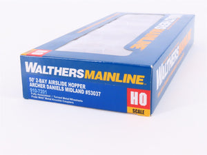 HO Walthers 910-7201 ADMX Archer Daniels Midland 50' 2-Bay Hopper Car #53037