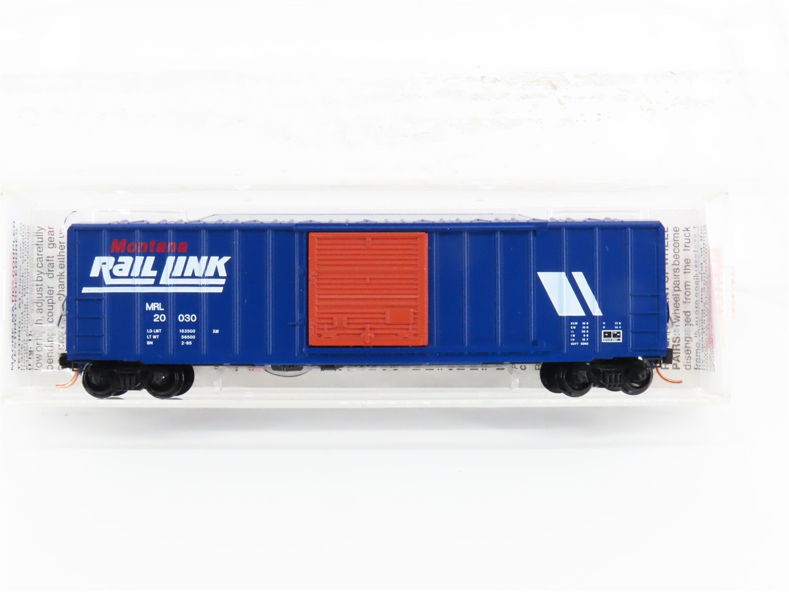 N Scale Micro-Trains Line MTL 25620 MRL Montana Rail Link 50' Box Car #20030