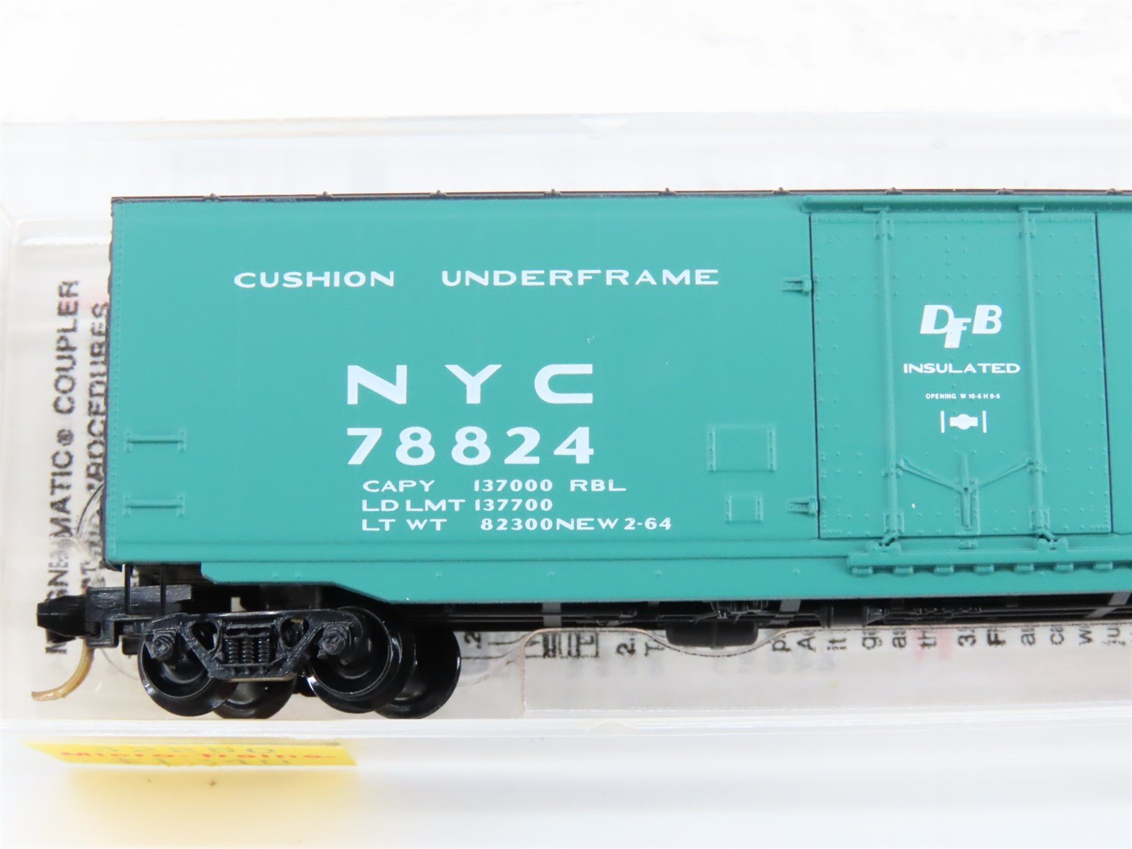 N Scale Micro-Trains Line MTL 32250 NYC New York Central 50' Box Car #78824