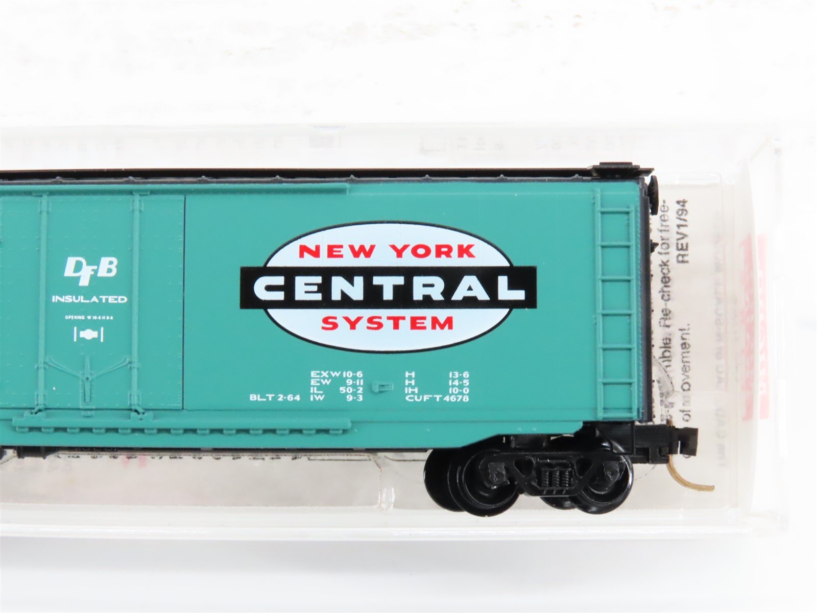 N Scale Micro-Trains Line MTL 32250 NYC New York Central 50' Box Car #78824