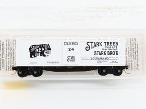 N Scale Micro-Trains Line MTL 42010 Stark Trees 40' Single Door Box Car #24