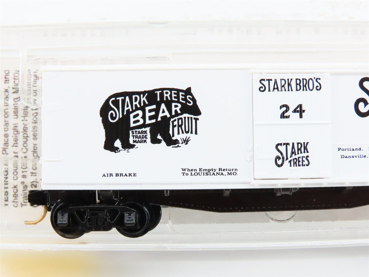 N Scale Micro-Trains Line MTL 42010 Stark Trees 40&#39; Single Door Box Car #24