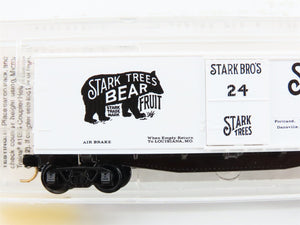 N Scale Micro-Trains Line MTL 42010 Stark Trees 40' Single Door Box Car #24