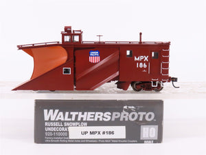 HO Scale Walthers 920-110000 UP Union Pacific Russell Snowplow #186 - Custom