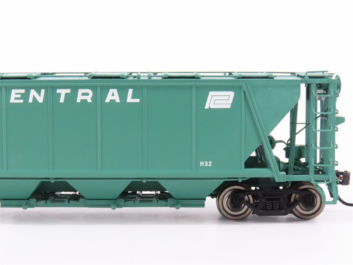 HO Broadway Limited BLI 4093 PC Penn Central H32 5-Bay Covered Hopper 2-Pack