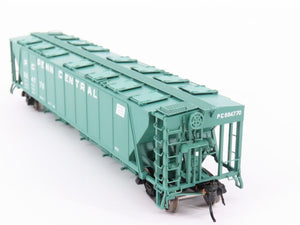 HO Broadway Limited BLI 4093 PC Penn Central H32 5-Bay Covered Hopper 2-Pack