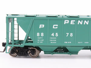 HO Broadway Limited BLI 4093 PC Penn Central H32 5-Bay Covered Hopper 2-Pack