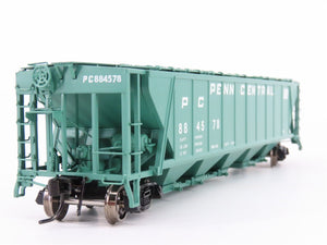 HO Broadway Limited BLI 4093 PC Penn Central H32 5-Bay Covered Hopper 2-Pack