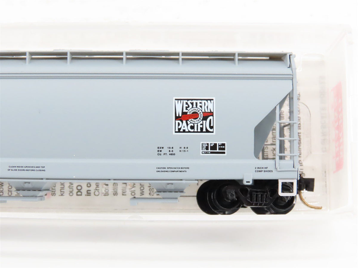 N Scale Micro-Trains Line MTL 93050 WP Western Pacific 3-Bay Hopper #11832