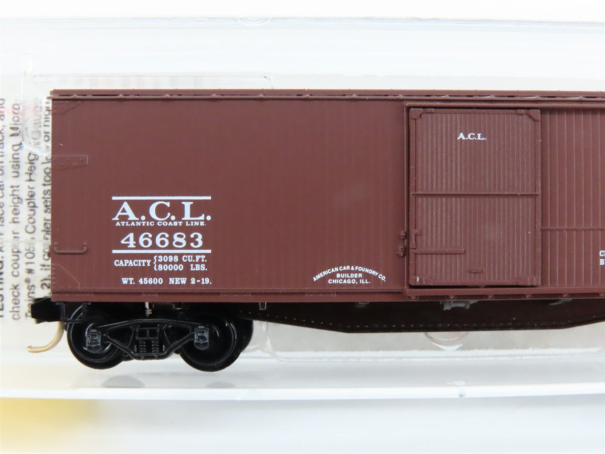 N Scale Micro-Trains Line MTL 39080 ACL Atlantic Coast Line 40&#39; Box Car #46683