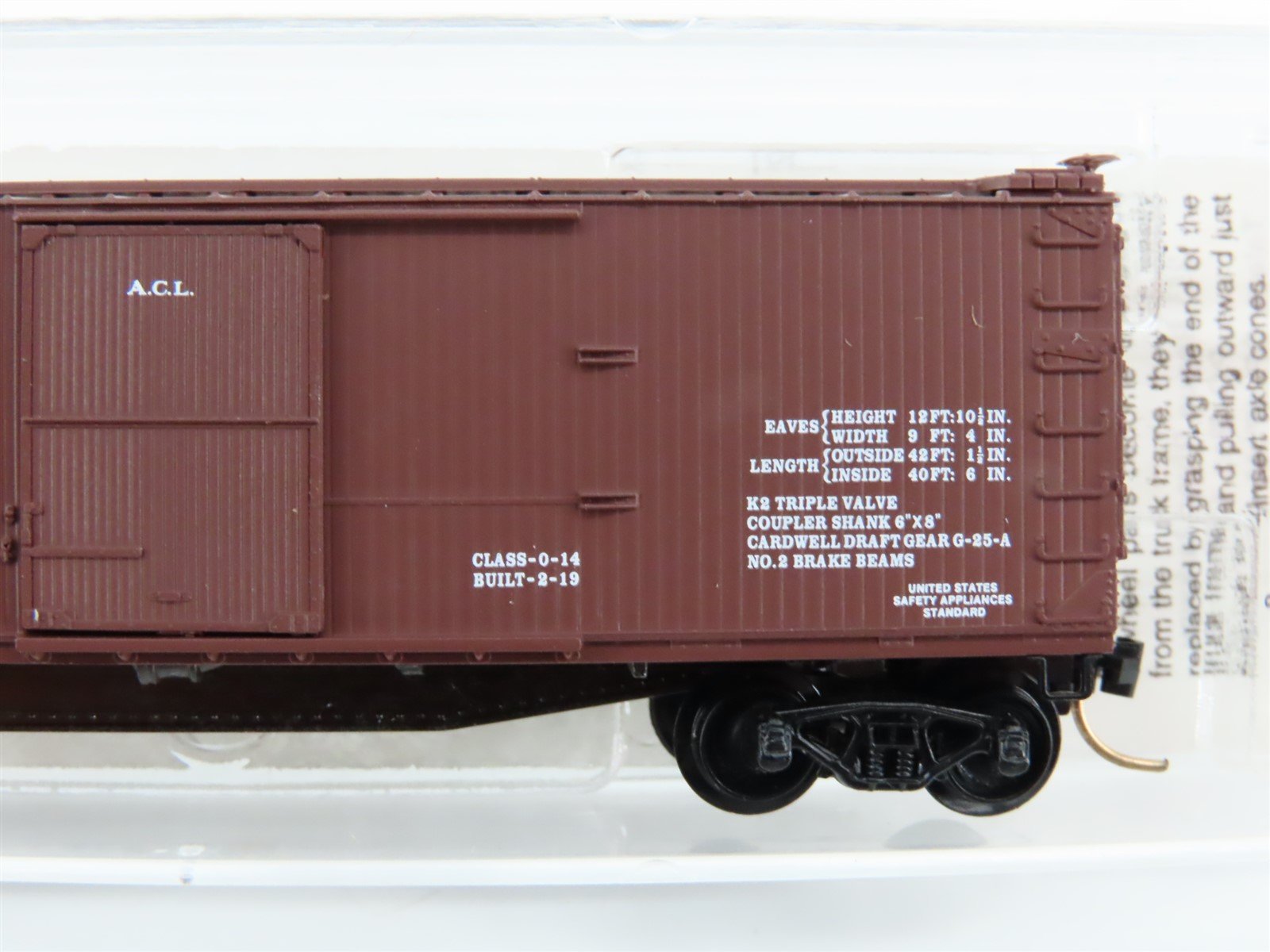 N Scale Micro-Trains Line MTL 39080 ACL Atlantic Coast Line 40' Box Car #46683