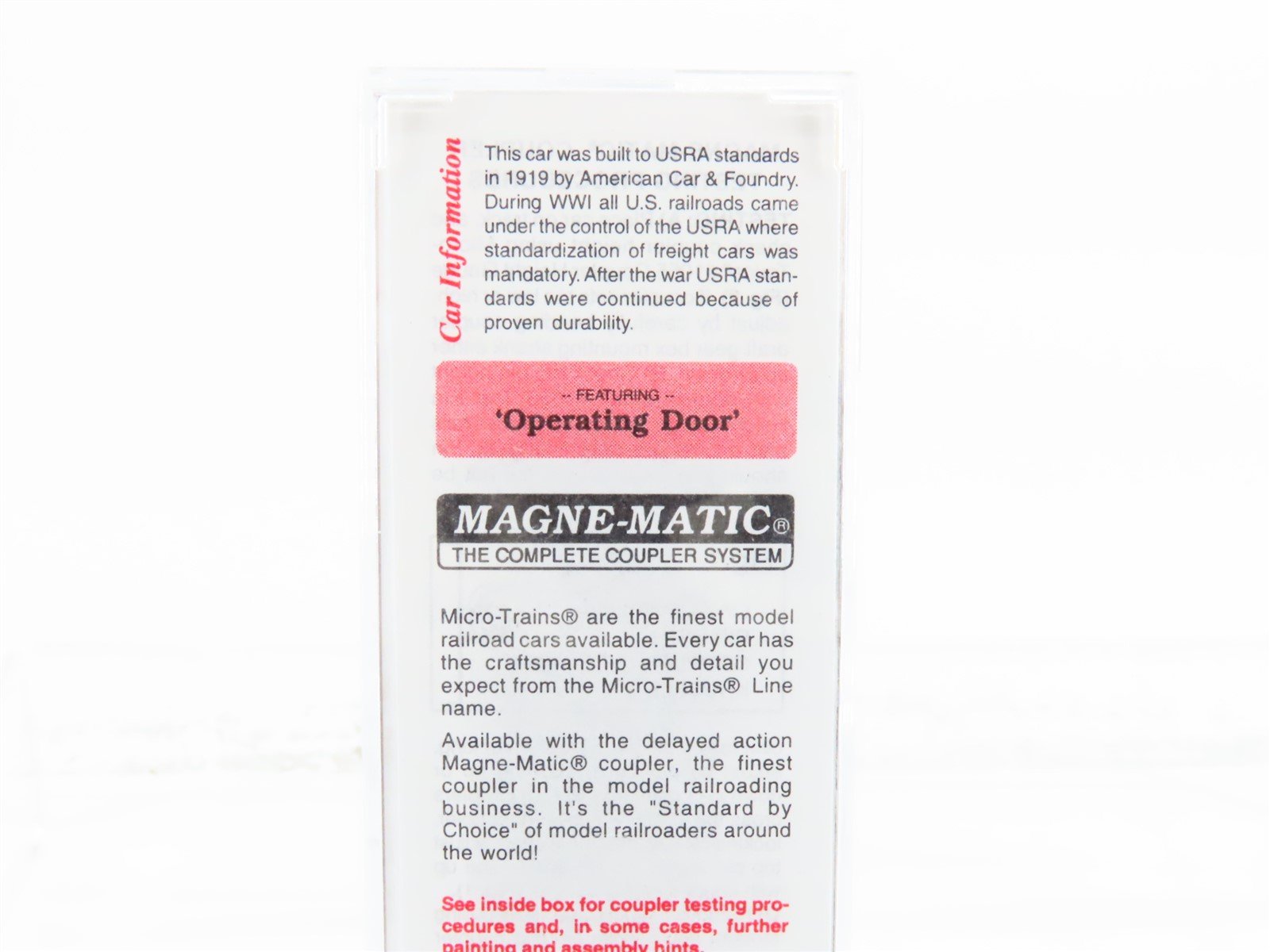 N Scale Micro-Trains Line MTL 39080 ACL Atlantic Coast Line 40' Box Car #46683