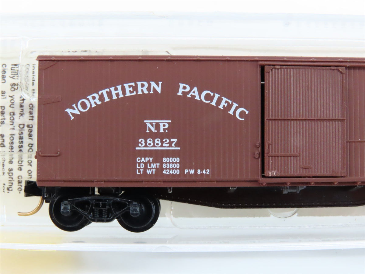 N Scale Micro-Trains Line MTL 39030 NP Northern Pacific 40&#39; Box Car #38827
