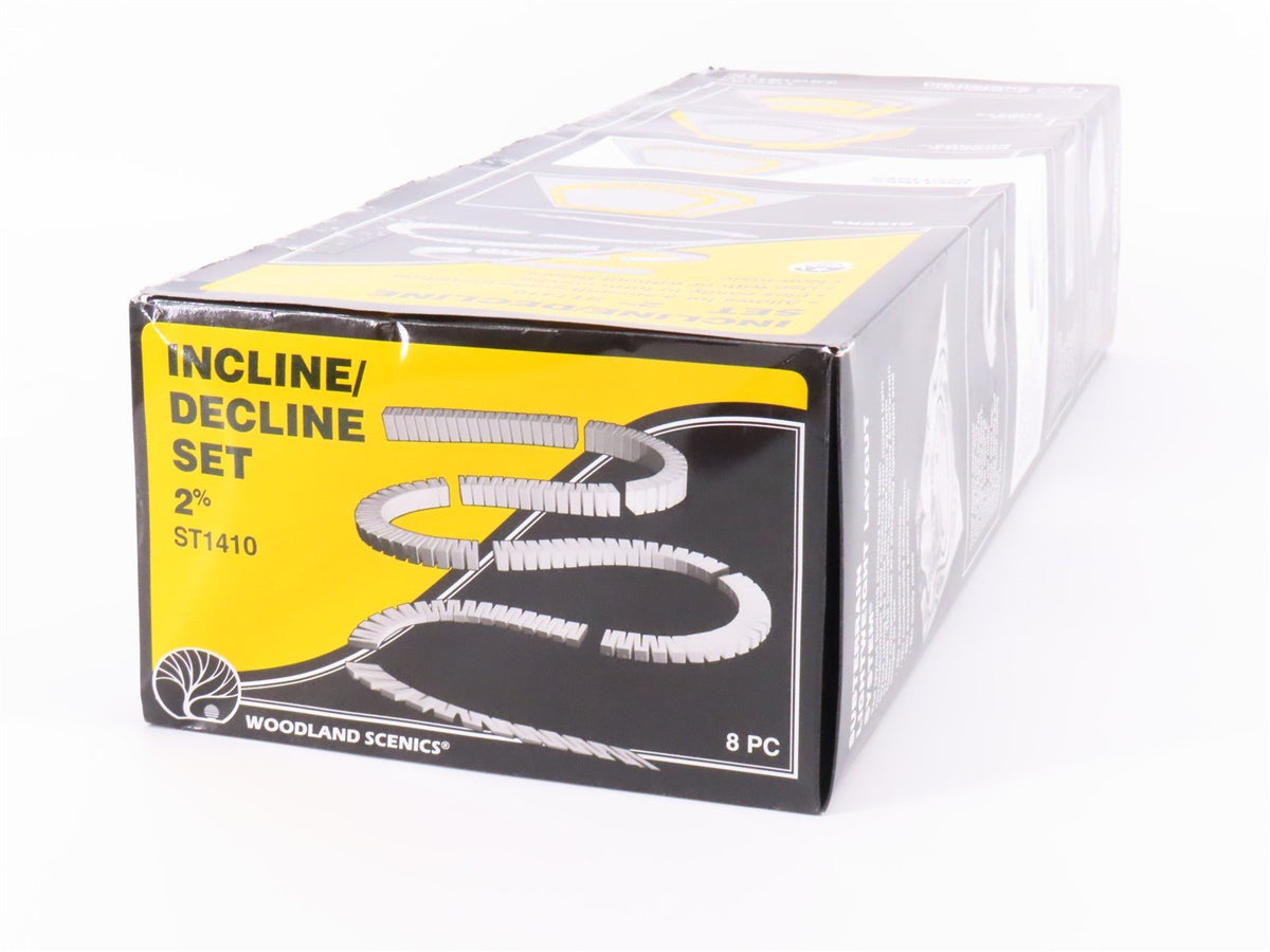 HO Scale Woodland Scenics ST1410 Incline Decline 2% Set