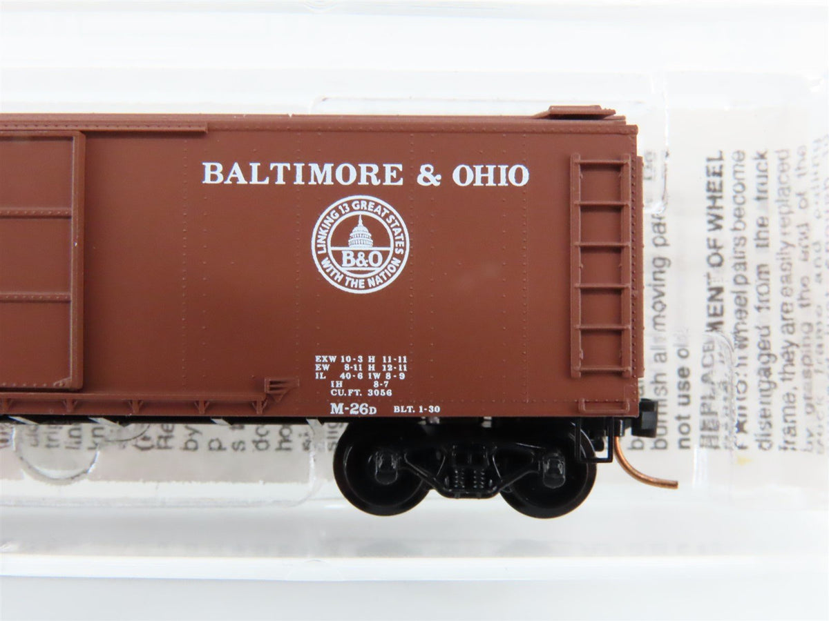 N Scale Micro-Trains Line MTL 120240 B&amp;O Baltimore &amp; Ohio Box Car #276383