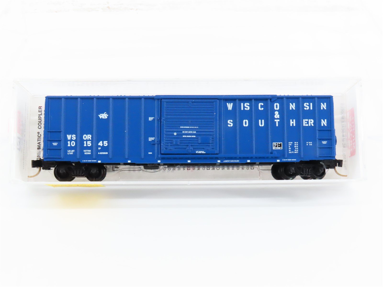 N Scale Micro-Trains Line MTL 25570 WSOR Wisconsin & Southern 50' Box Car 101545