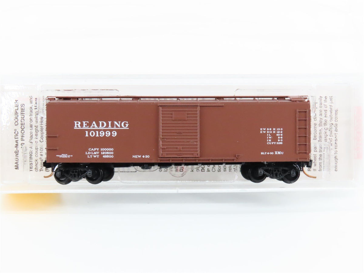 N Scale Micro-Trains Line MTL 120010 RDG Reading 40&#39; Single Door Box Car #101999