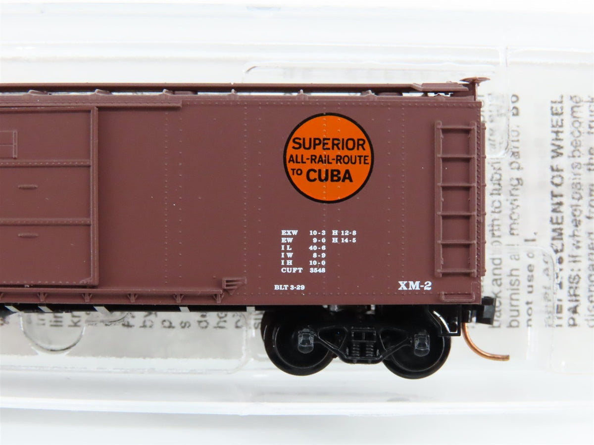 N Scale Micro-Trains MTL 120510 WIF West India Fruit Railroad 40&#39; Box Car #106