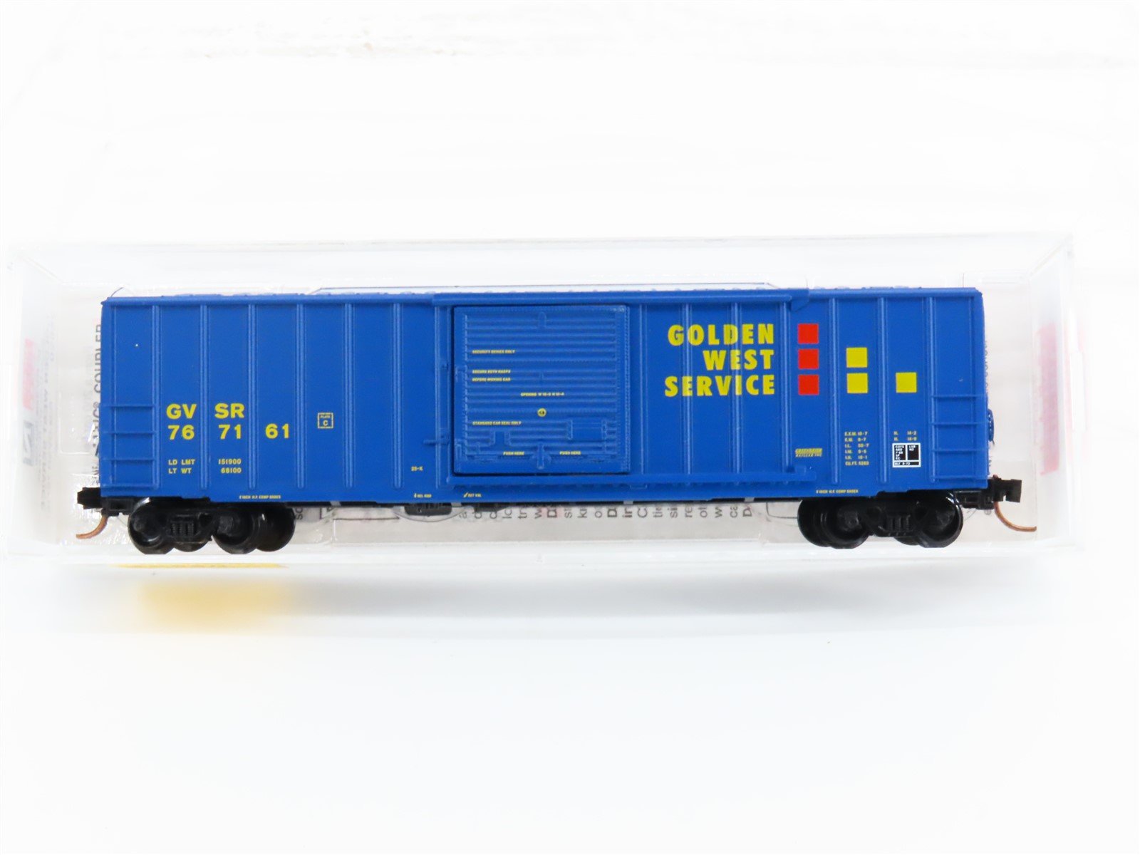 N Scale Micro-Trains MTL 25520 GVSR Golden West Service 50' Box Car #767161