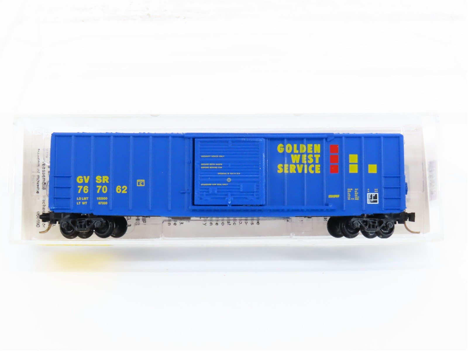 N Scale Micro-Trains MTL 25520 GVSR Golden West Service 50' Box Car #767062