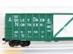 N Scale Micro-Trains MTL 25590 ADN Ashley Drew & Northern 50' Box Car #9755