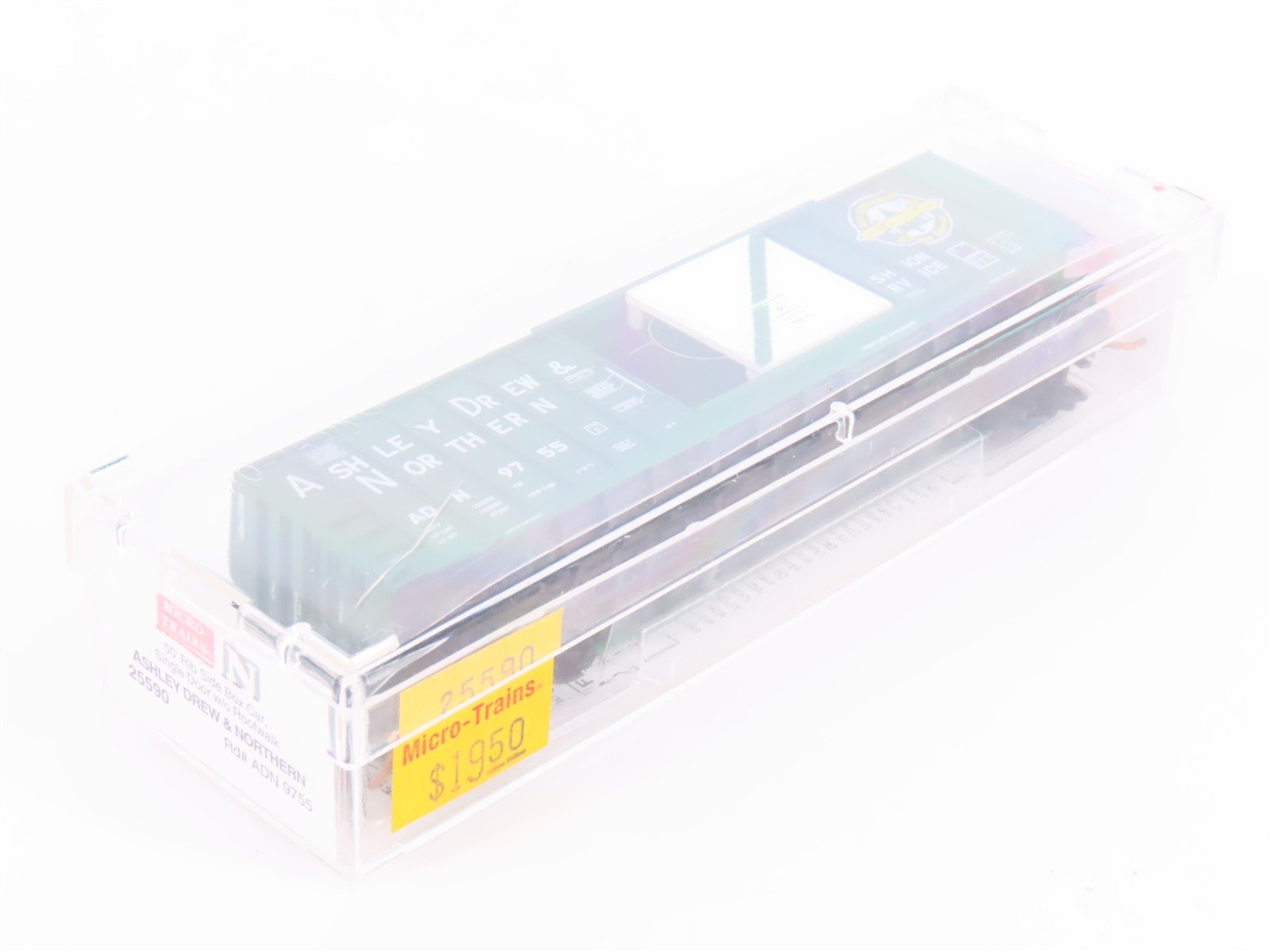 N Scale Micro-Trains MTL 25590 ADN Ashley Drew & Northern 50' Box Car #9755