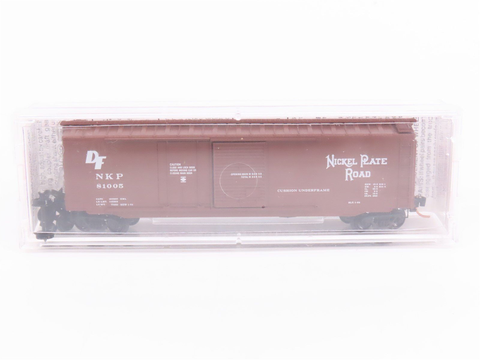 N Scale Micro-Trains MTL 33110 NKP Nickel Plate Road 50' Box Car #81005