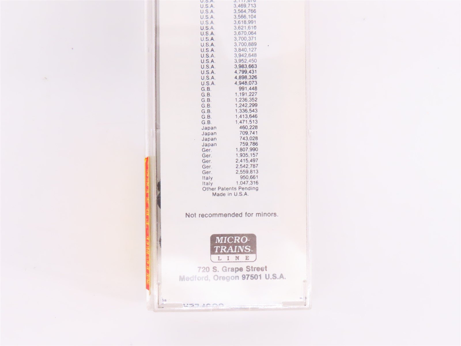 N Scale Micro-Trains MTL 33090 CP Canadian Pacific Railway 40' Box Car #293571