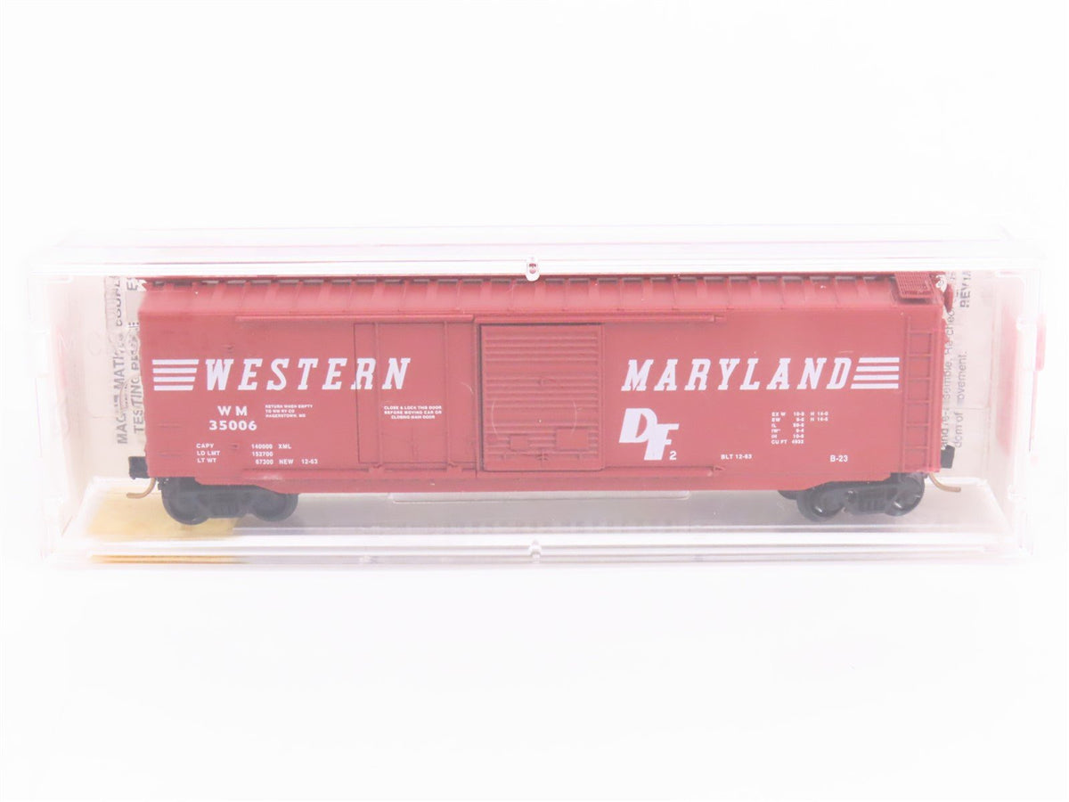 N Scale Micro-Trains MTL 33070 WM Western Maryland Railroad 50&#39; Box Car #35006