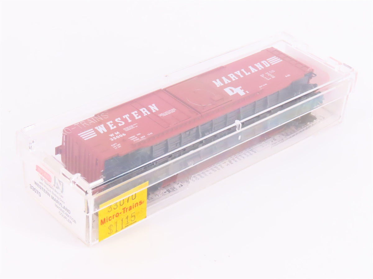 N Scale Micro-Trains MTL 33070 WM Western Maryland Railroad 50&#39; Box Car #35006