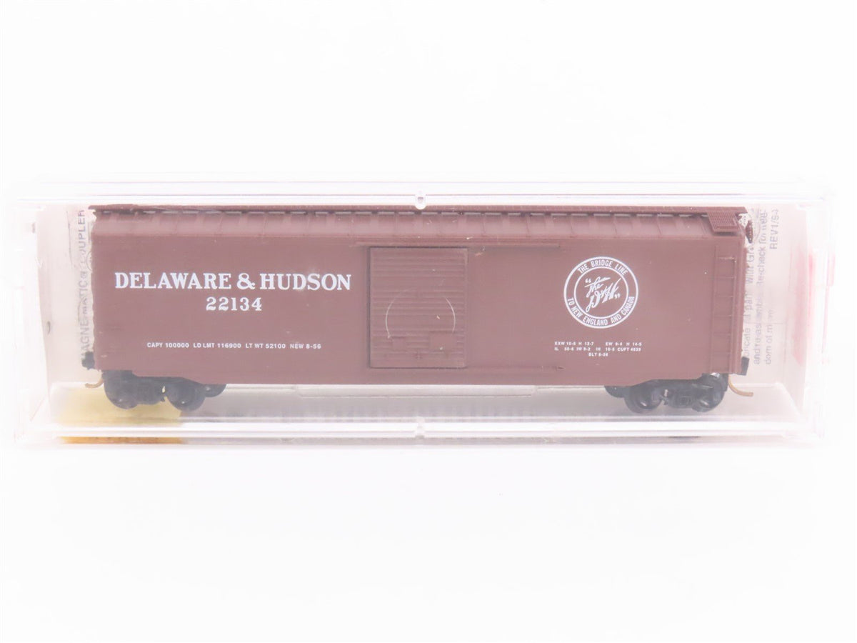 N Micro-Trains MTL 31070 D&amp;H Delaware &amp; Hudson The Bridge Line Box Car #22134