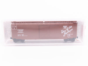 N Scale Micro-Trains MTL 31320 CB&Q Way Of The Zephyrs 50' Box Car #21383