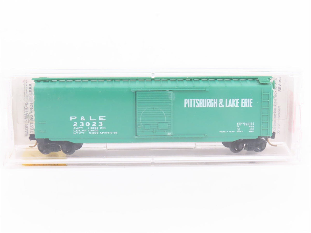 N Scale Micro-Trains MTL 31050 P&amp;LE Pittsburgh &amp; Lake Erie 50&#39; Box Car #23023