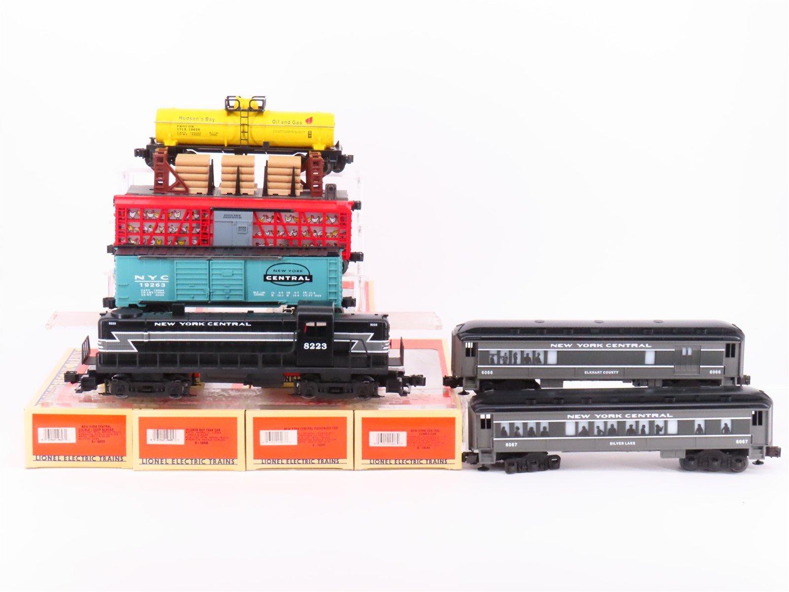 O Gauge 3-Rail Lionel 6-11744 NYC New Yorker Diesel Train Set w/ 6 Cars