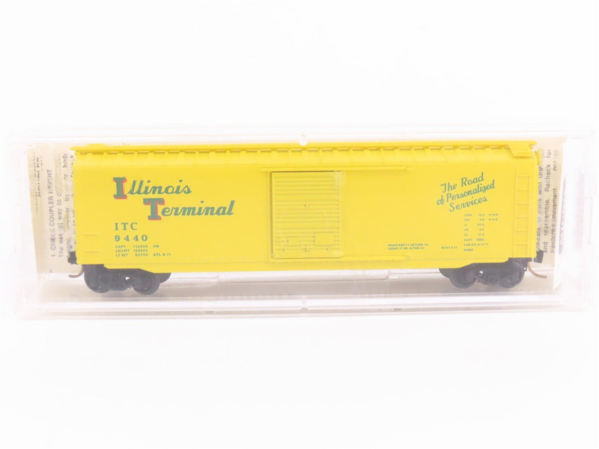 N Scale Micro-Trains MTL 31010 ITC Illinois Terminal Railroad 50&#39; Box Car #9440