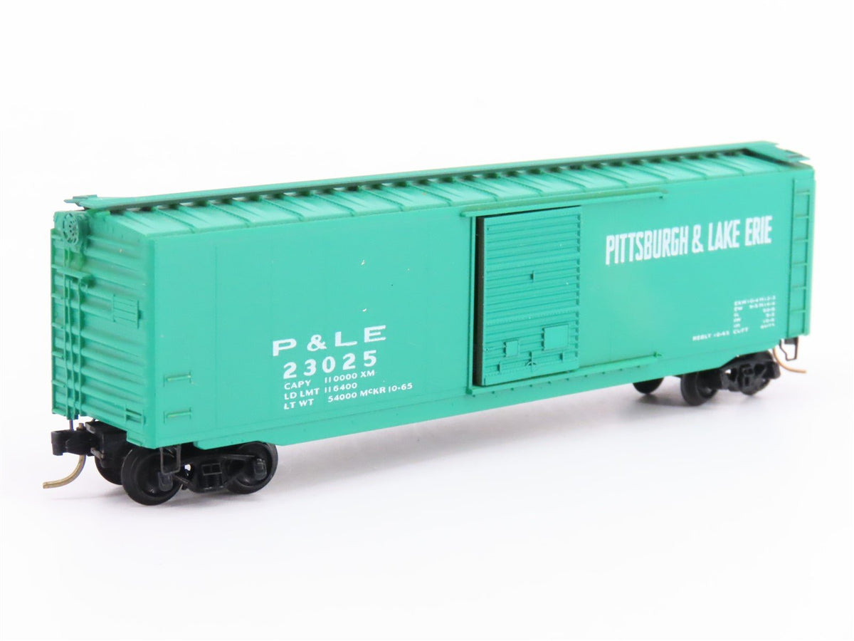 N Kadee Micro-Trains MTL 31139 P&amp;LE Pittsburgh &amp; Lake Erie 50&#39; Box Car #23025