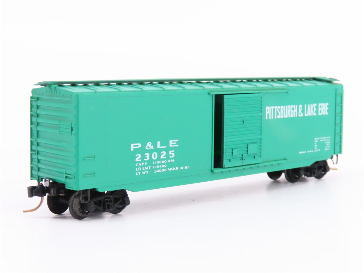 N Kadee Micro-Trains MTL 31139 P&amp;LE Pittsburgh &amp; Lake Erie 50&#39; Box Car #23025