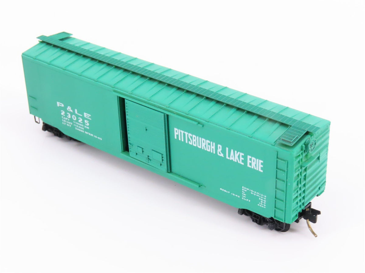 N Kadee Micro-Trains MTL 31139 P&amp;LE Pittsburgh &amp; Lake Erie 50&#39; Box Car #23025