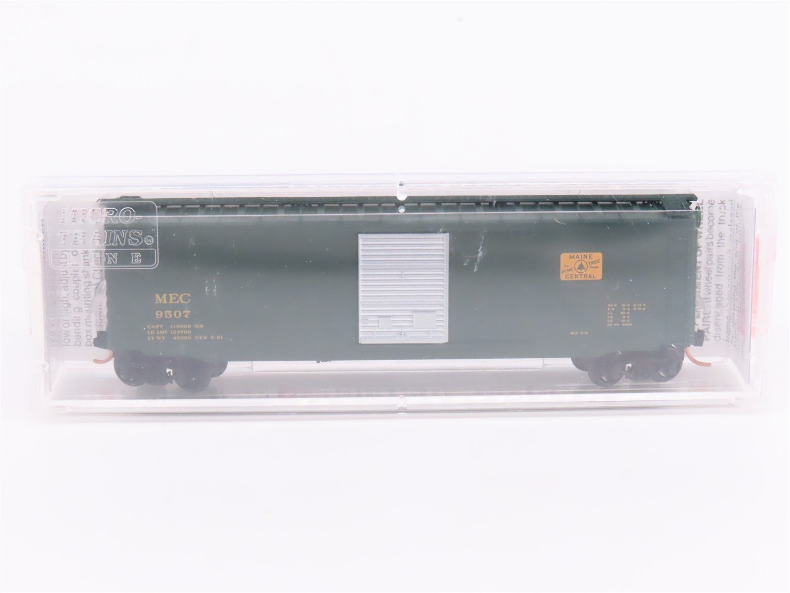 N Micro-Trains MTL 31330 MEC Maine Central Pine Tree Route 50' Box Car #9507