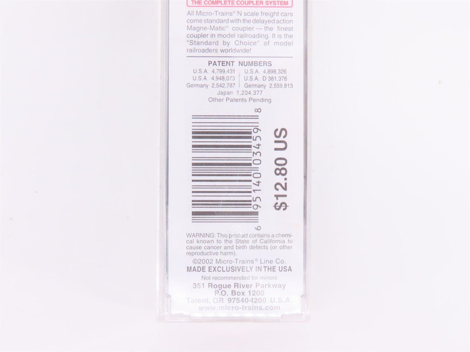 N Micro-Trains MTL 31330 MEC Maine Central Pine Tree Route 50' Box Car #9507