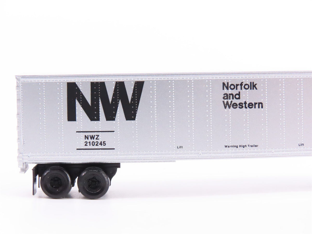 N Scale Micro-Trains MTL 68010 NWZ Norfolk &amp; Western 48&#39; Trailer #210245