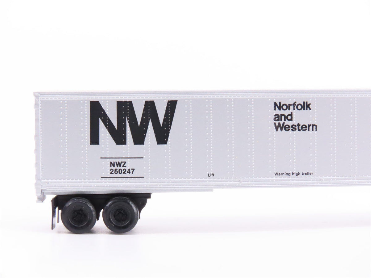 N Scale Micro-Trains MTL 68010 NWZ Norfolk &amp; Western 48&#39; Trailer #250247