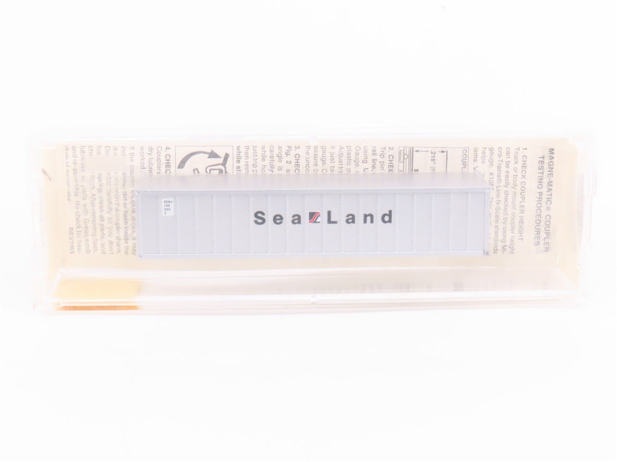 N Scale Micro-Trains MTL 81020 SEAU Sea Land 40&#39; Container