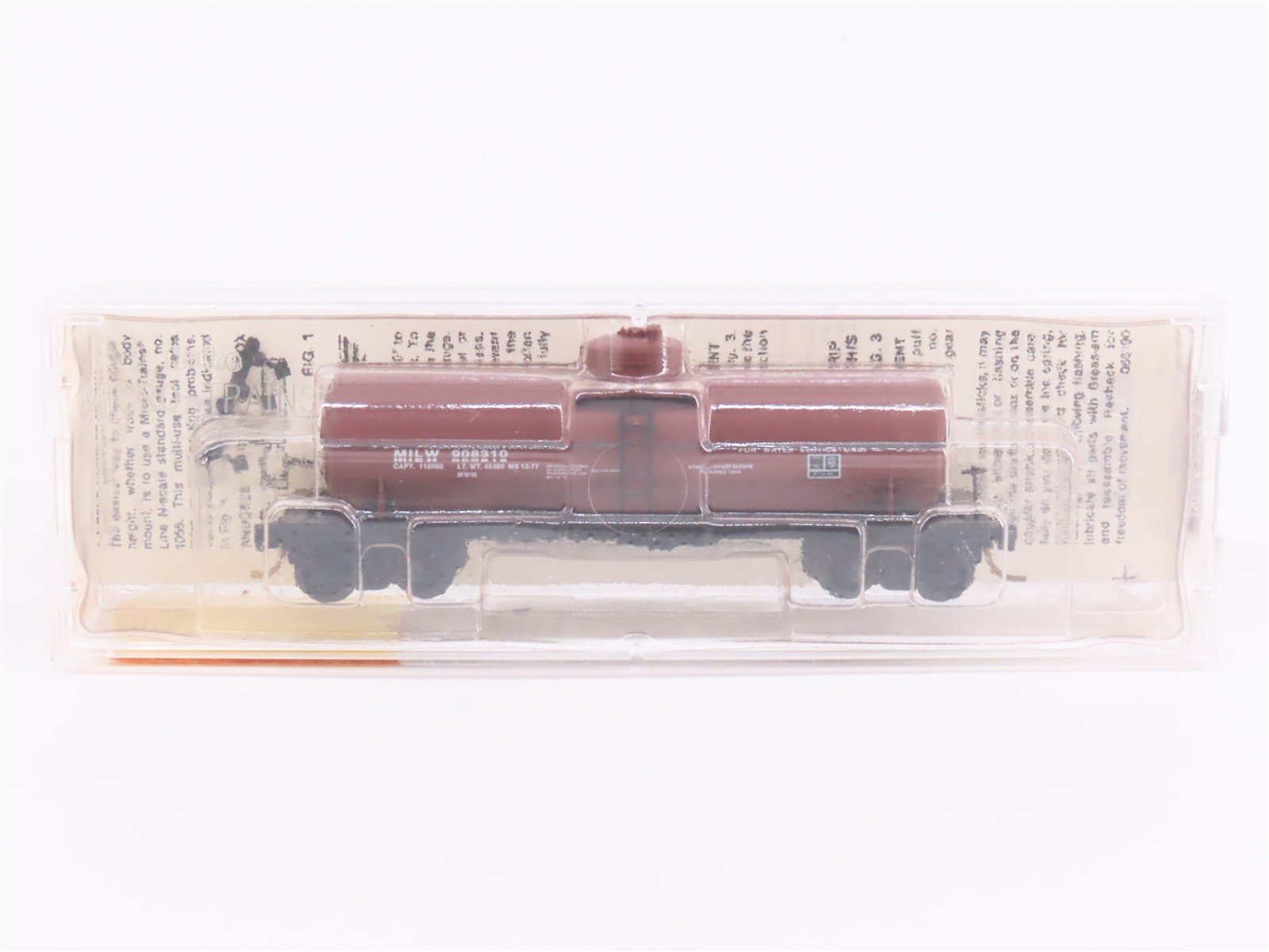 N Scale Micro-Trains MTL 65280 MILW Milwaukee 39' Single Dome Tank Car #908310