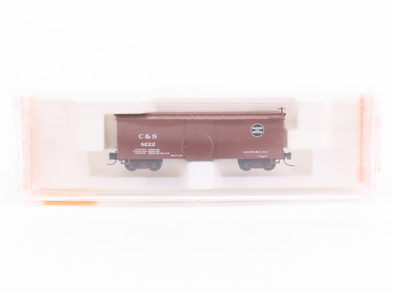 Nn3 Scale Micro-Trains MTL 15106 C&S Colorado & Southern 30' Box Car #8222