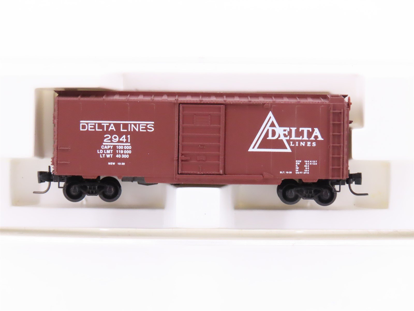 Z Scale Micro-Trains MTL Heritage Collection No.3 Delta Lines Box Car #2941